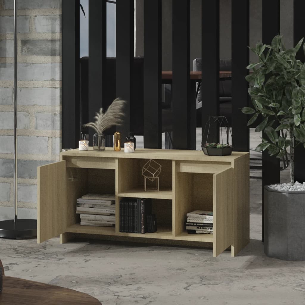 vidaXL Comodă TV, stejar sonoma, 102x37,5x52,5 cm, PAL vidaXL Comodă TV, stejar sonoma, 102x37,5x52,5 cm, PAL