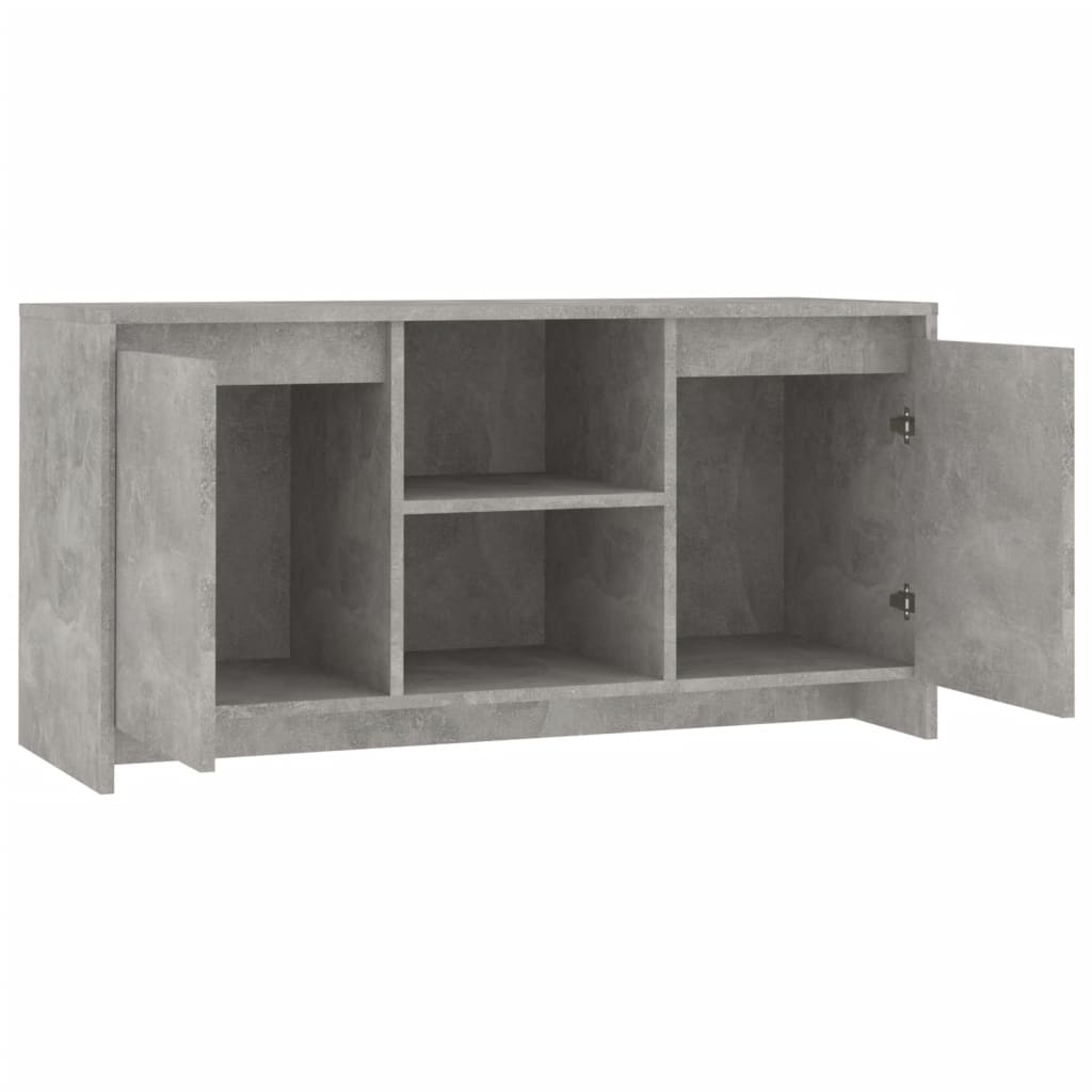 vidaXL Comodă TV, gri beton, 102x37,5x52,5 cm, PAL vidaXL Comodă TV, gri beton, 102x37,5x52,5 cm, PAL