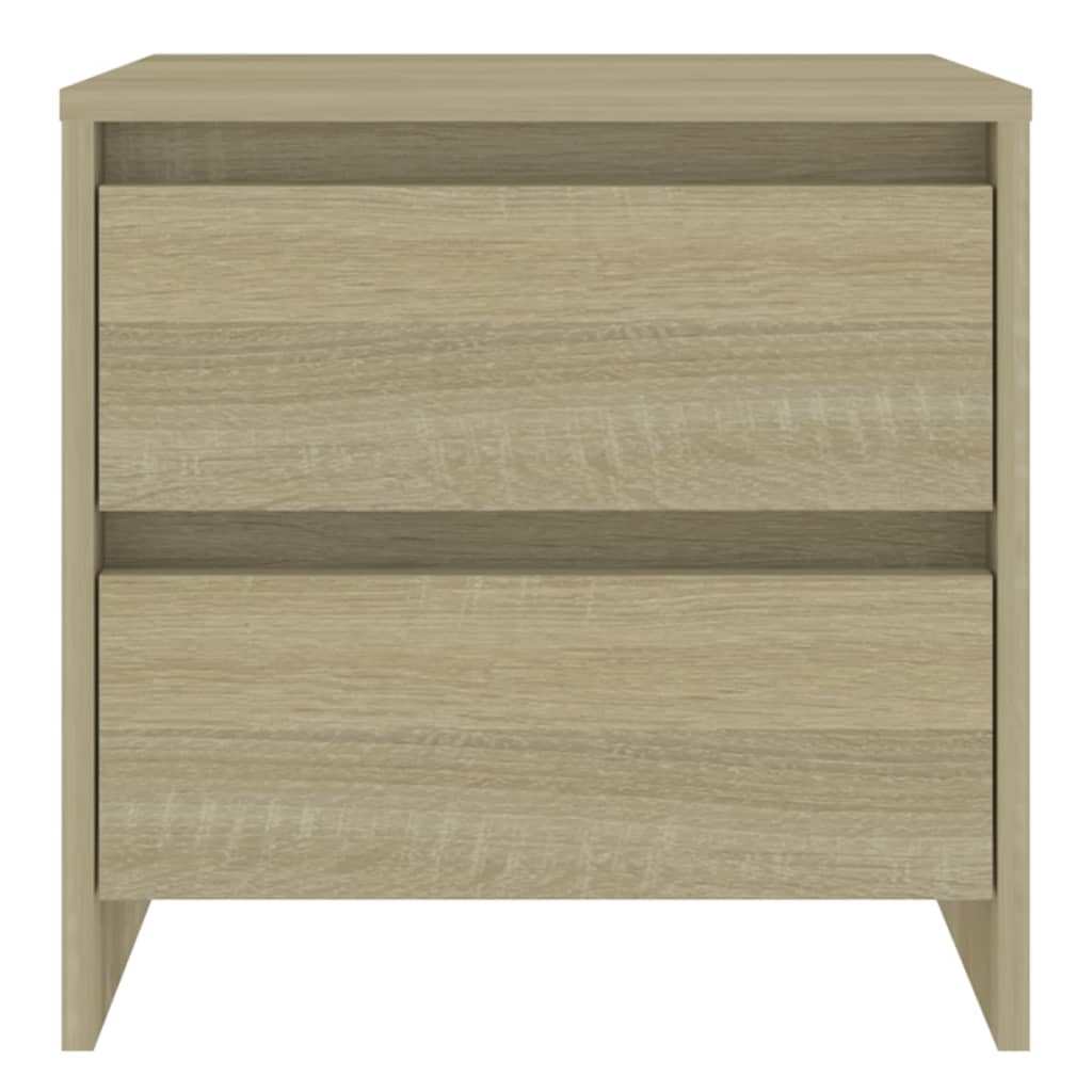 vidaXL Noptiere, 2 buc., stejar sonoma, 45x34,5x44,5 cm, PAL vidaXL Noptiere, 2 buc., stejar sonoma, 45x34,5x44,5 cm, PAL