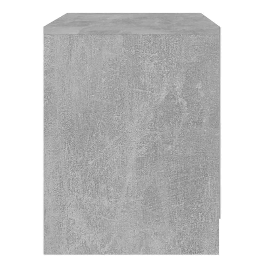 vidaXL Noptiere, 2 buc., gri beton, 45x34,5x44,5 cm, PAL vidaXL Noptiere, 2 buc., gri beton, 45x34,5x44,5 cm, PAL