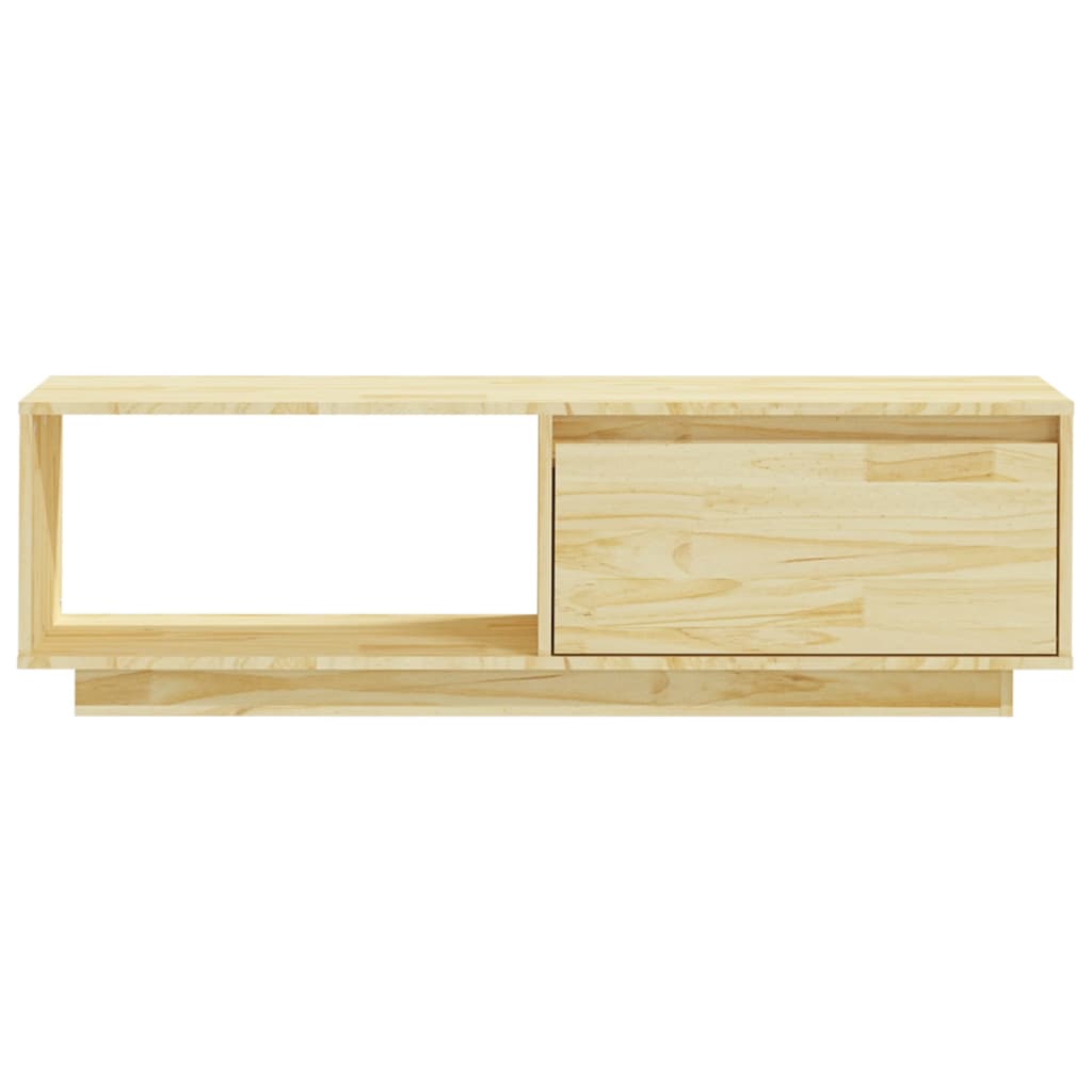 vidaXL Comodă TV, 110x30x33,5 cm, lemn masiv de pin