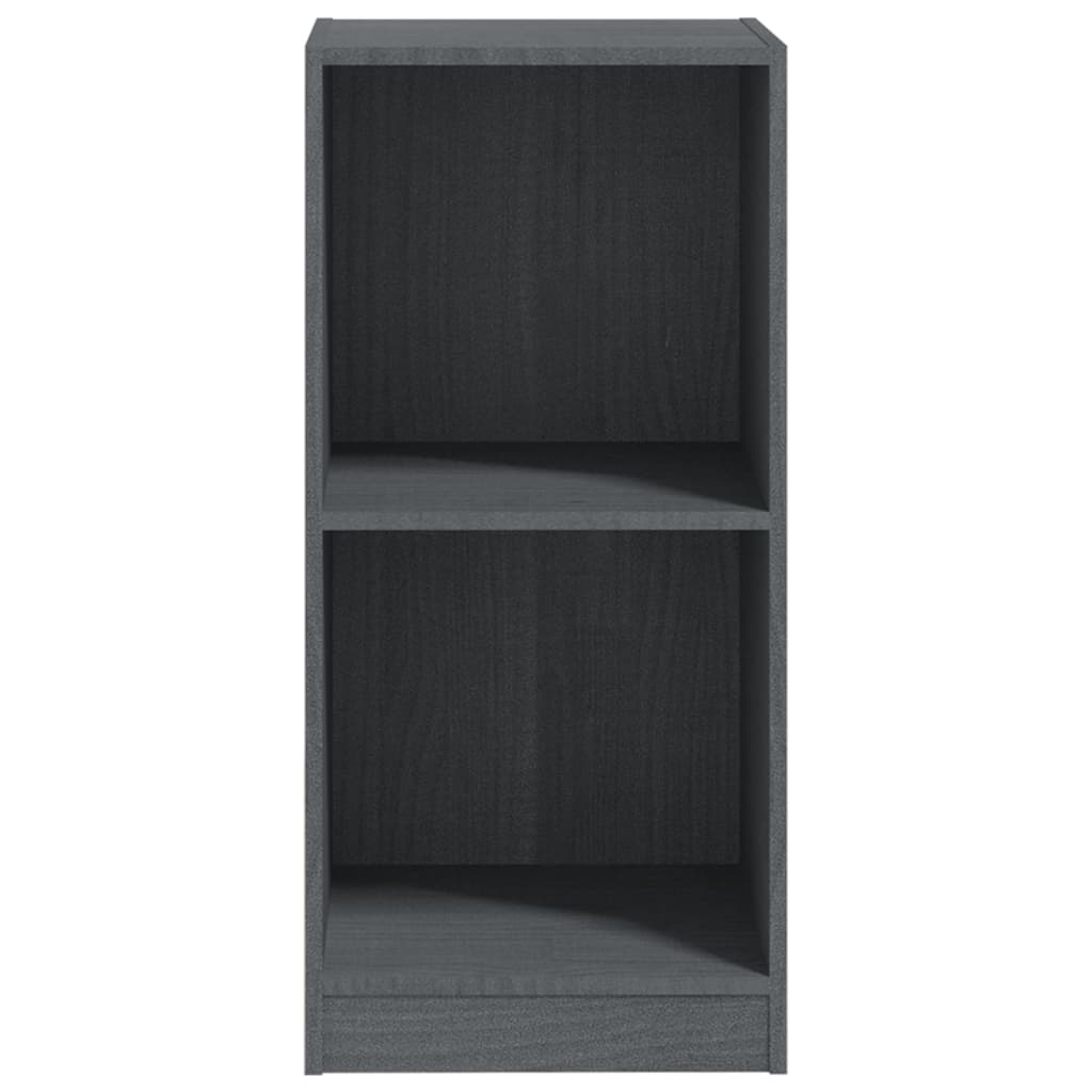 vidaXL Dulap lateral, gri, 35,5x33,5x76 cm, lemn masiv de pin