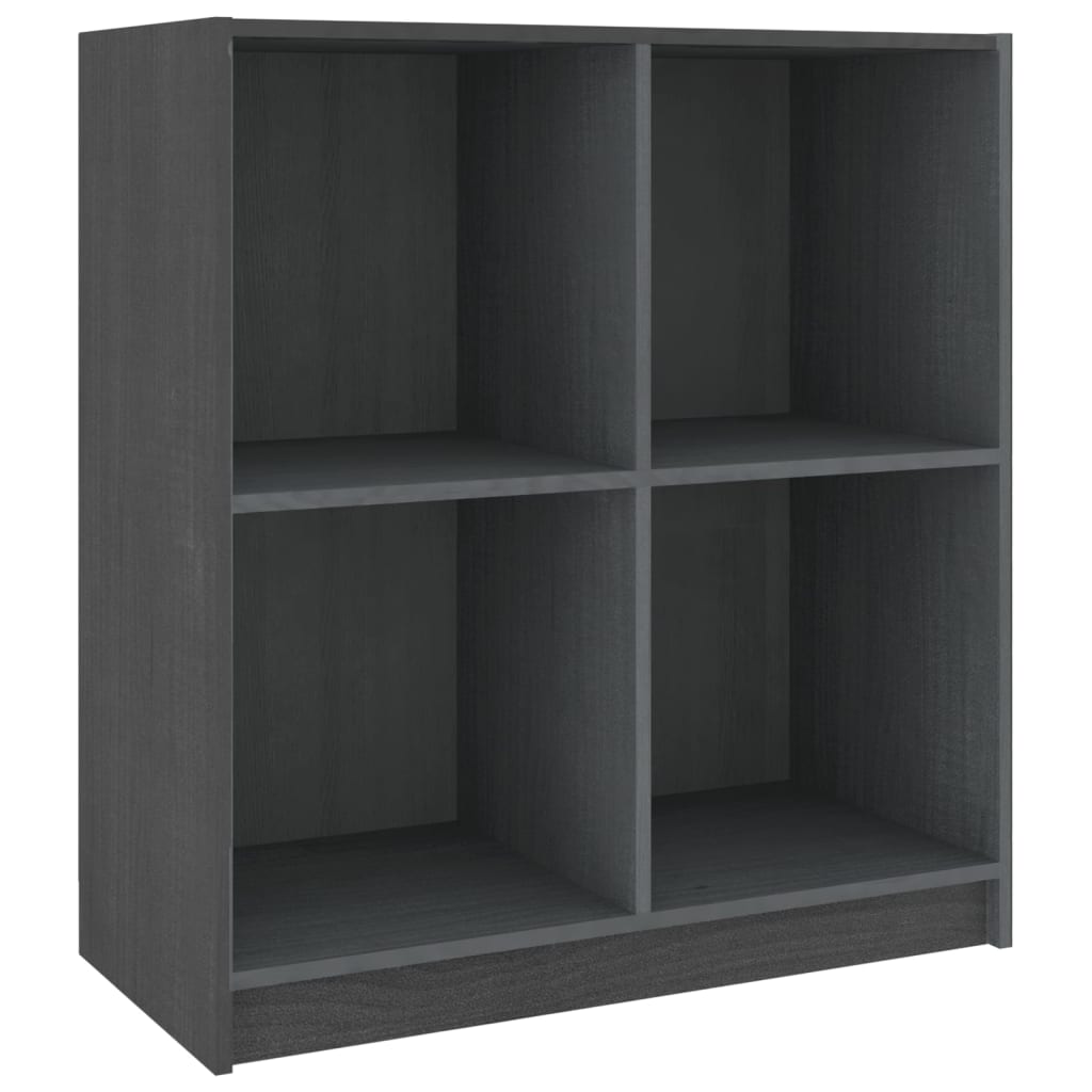 vidaXL Servantă, gri, 70x33x76 cm, lemn de pin