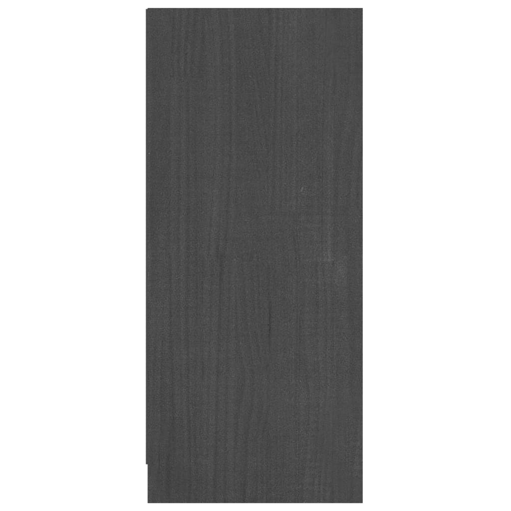 vidaXL Servantă, gri, 70x33x76 cm, lemn de pin