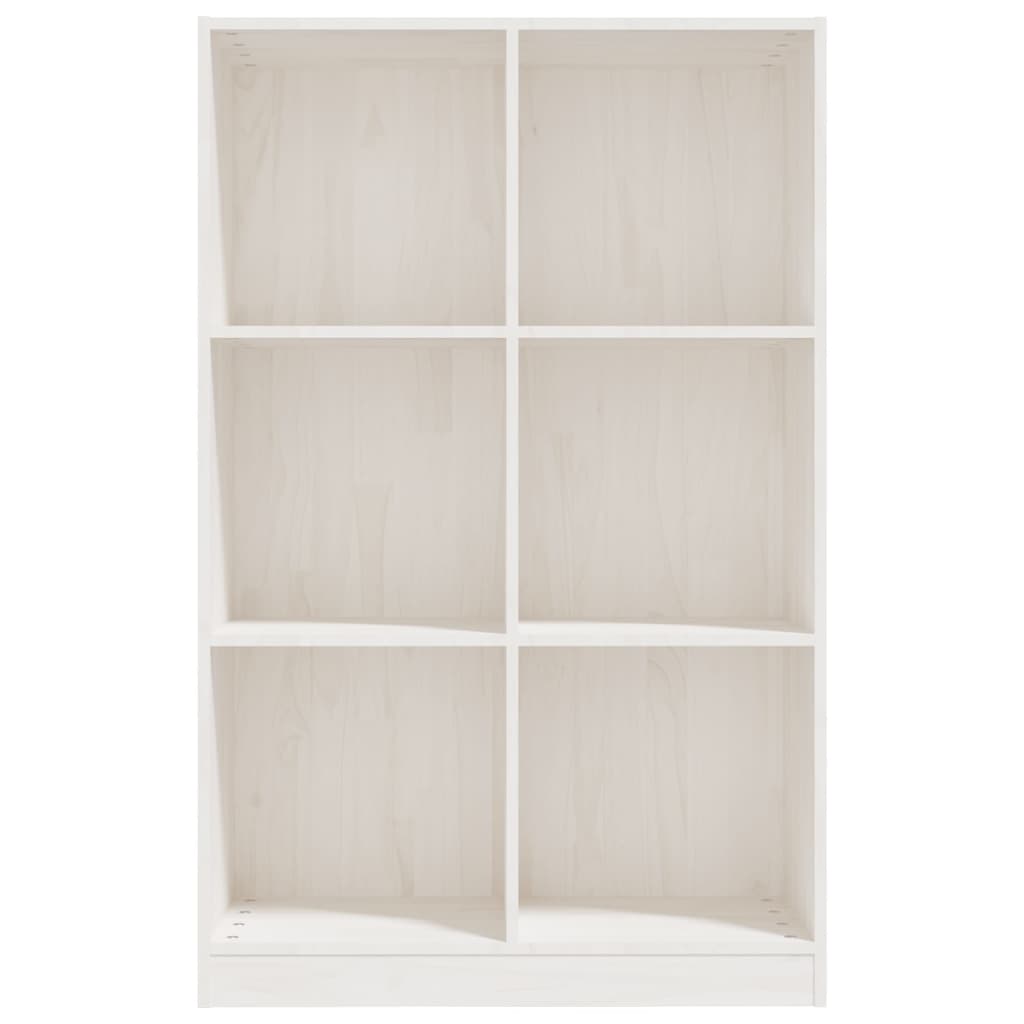 vidaXL Bibliotecă, alb, 70x33x110 cm, lemn masiv de pin vidaXL Bibliotecă, alb, 70x33x110 cm, lemn masiv de pin