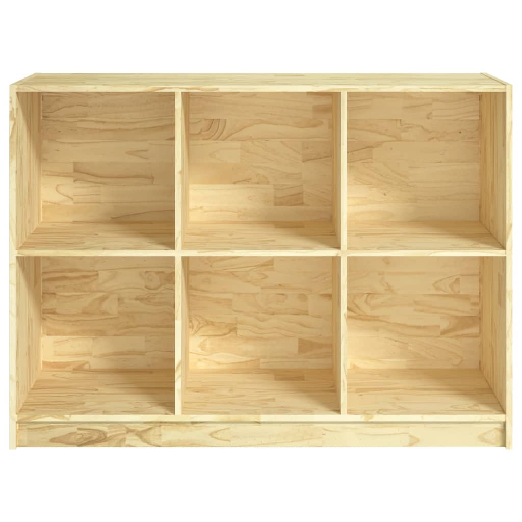 vidaXL Bibliotecă, 104x33x76 cm, lemn masiv de pin vidaXL Bibliotecă, 104x33x76 cm, lemn masiv de pin