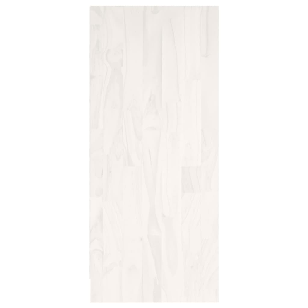 vidaXL Bibliotecă, alb, 104x33x76 cm, lemn masiv de pin vidaXL Bibliotecă, alb, 104x33x76 cm, lemn masiv de pin