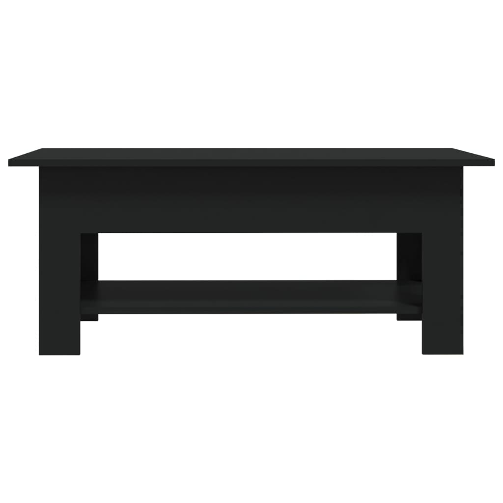 vidaXL Măsuță de cafea, negru, 102x55x42 cm, lemn prelucrat