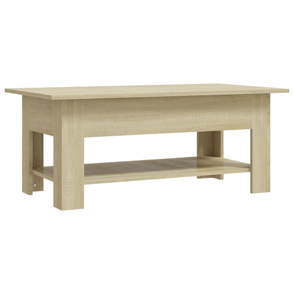 vidaXL Măsuță de cafea, stejar sonoma, 102x55x42 cm, lemn prelucrat vidaXL Măsuță de cafea, stejar sonoma, 102x55x42 cm, lemn prelucrat