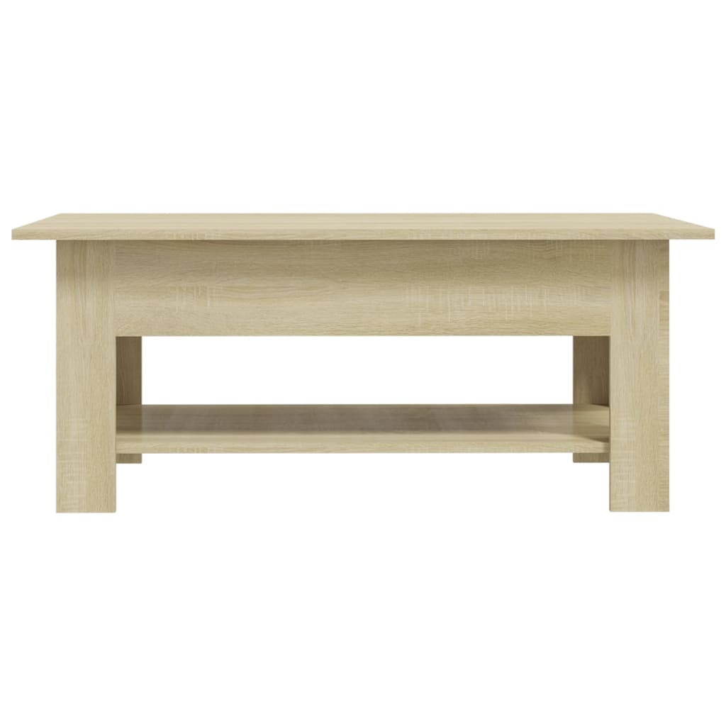 vidaXL Măsuță de cafea, stejar sonoma, 102x55x42 cm, lemn prelucrat vidaXL Măsuță de cafea, stejar sonoma, 102x55x42 cm, lemn prelucrat