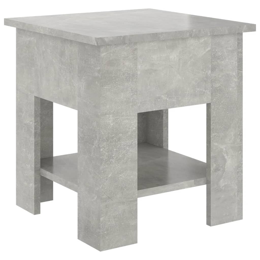 vidaXL Măsuță de cafea, gri beton, 40x40x42 cm, lemn prelucrat vidaXL Măsuță de cafea, gri beton, 40x40x42 cm, lemn prelucrat