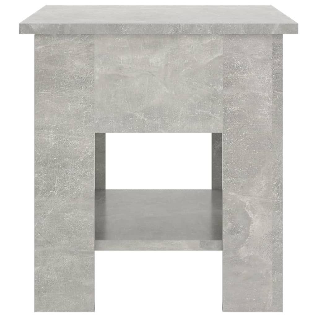 vidaXL Măsuță de cafea, gri beton, 40x40x42 cm, lemn prelucrat vidaXL Măsuță de cafea, gri beton, 40x40x42 cm, lemn prelucrat