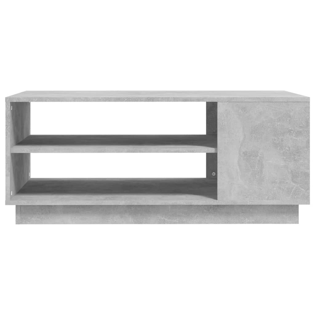 vidaXL Măsuță de cafea, gri beton, 102x55x43 cm, lemn prelucrat vidaXL Măsuță de cafea, gri beton, 102x55x43 cm, lemn prelucrat