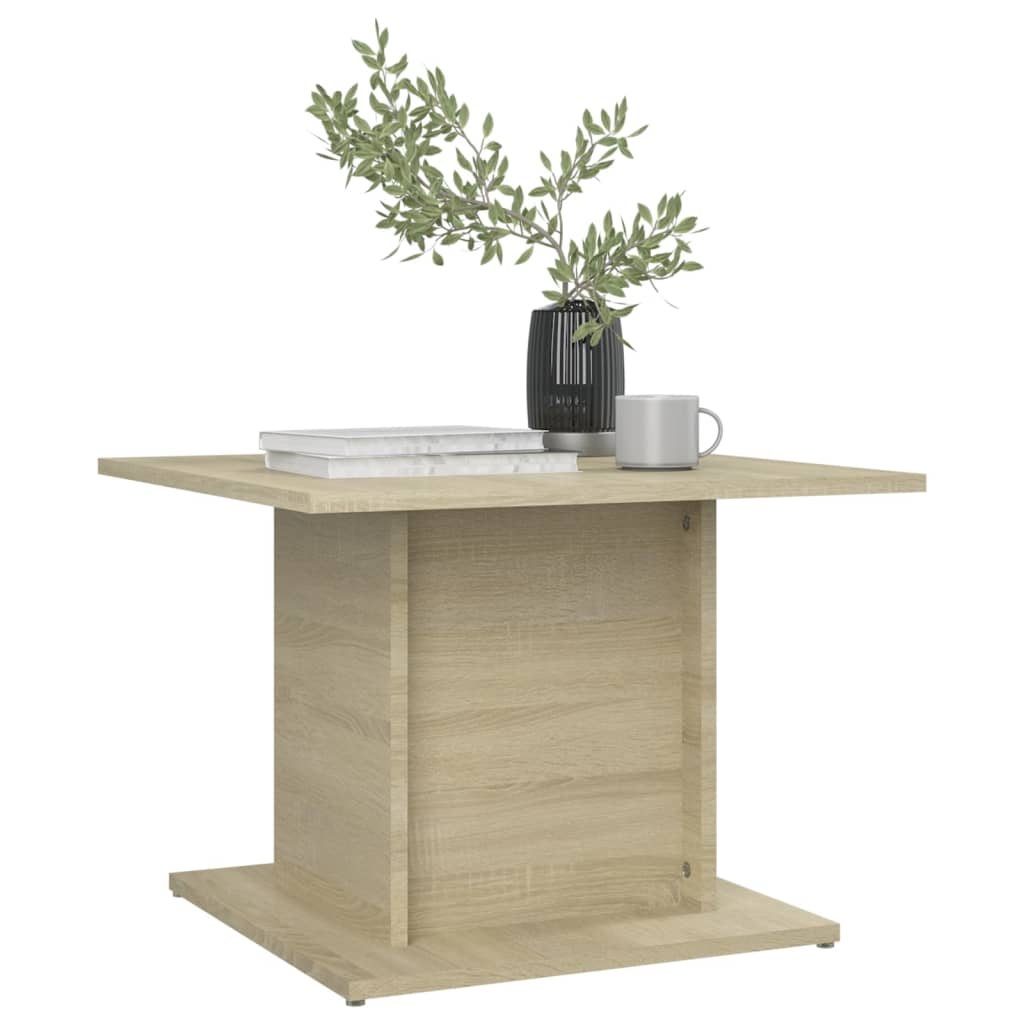 vidaXL Măsuță de cafea, stejar sonoma, 55,5x55,5x40 cm, lemn compozit vidaXL Măsuță de cafea, stejar sonoma, 55,5x55,5x40 cm, lemn compozit