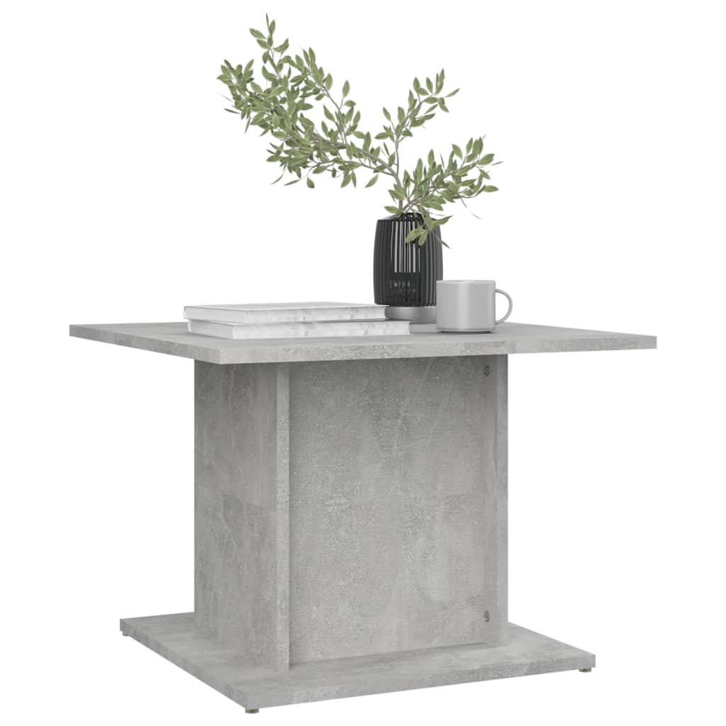 vidaXL Măsuță de cafea, gri beton, 55,5x55,5x40 cm, lemn compozit vidaXL Măsuță de cafea, gri beton, 55,5x55,5x40 cm, lemn compozit