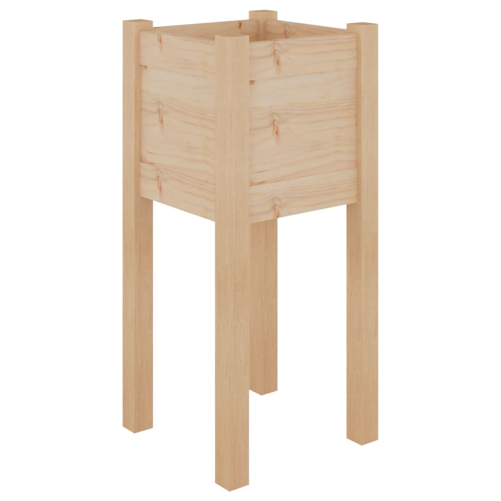 vidaXL Jardinieră de grădină, 31x31x70 cm, lemn masiv de pin vidaXL Jardinieră de grădină, 31x31x70 cm, lemn masiv de pin