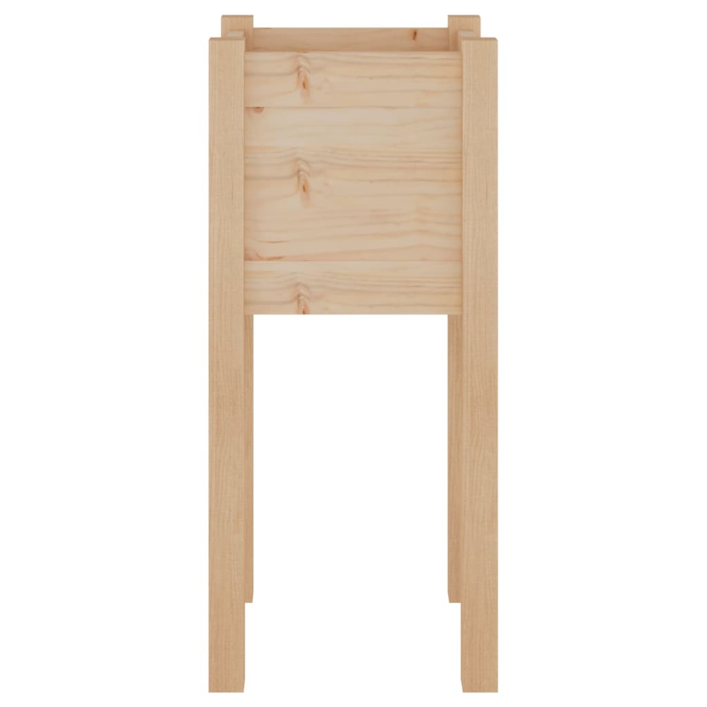 vidaXL Jardiniere de grădină, 2 buc., 31x31x70 cm, lemn masiv de pin