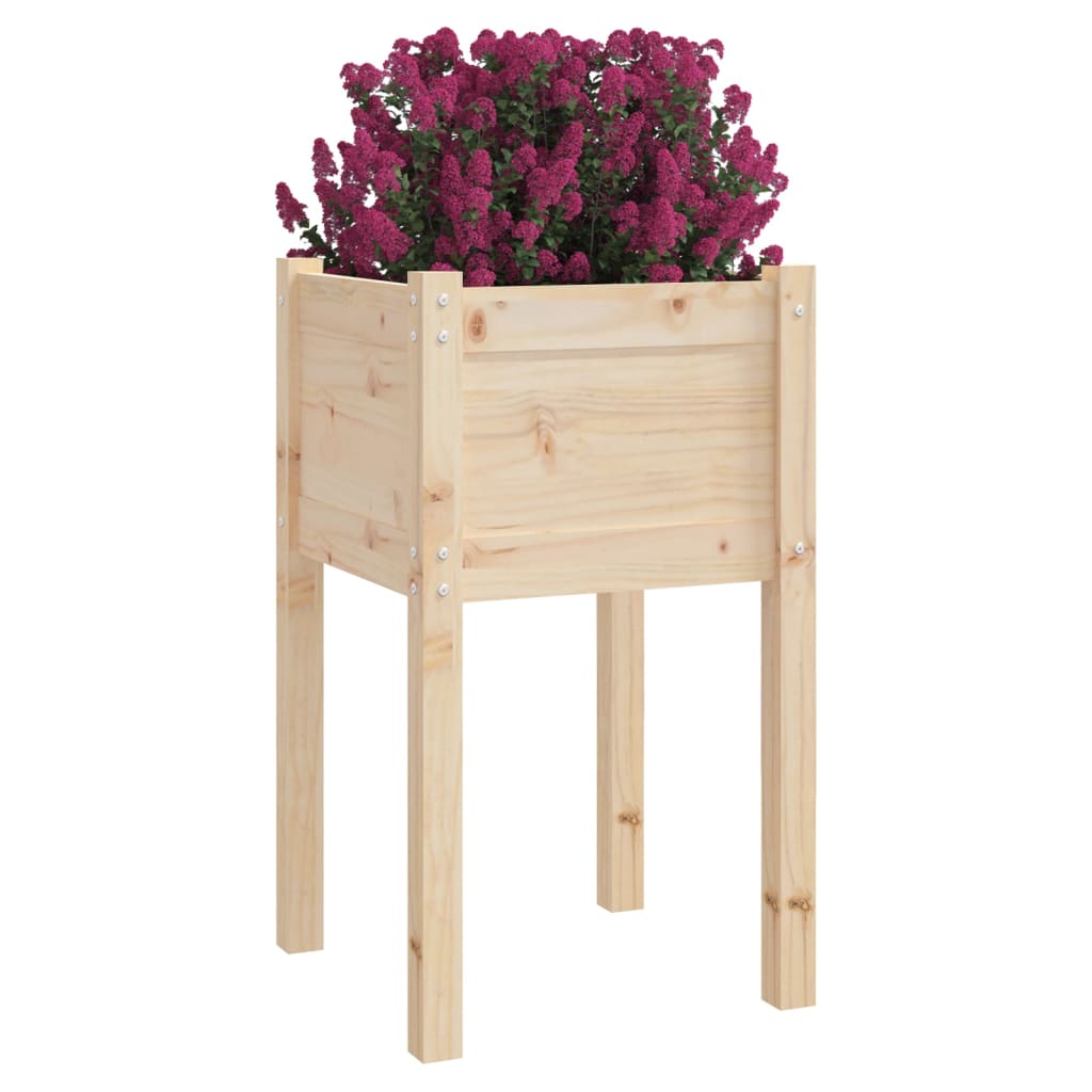 vidaXL Jardinieră de grădină, 40x40x70 cm, lemn masiv de pin vidaXL Jardinieră de grădină, 40x40x70 cm, lemn masiv de pin