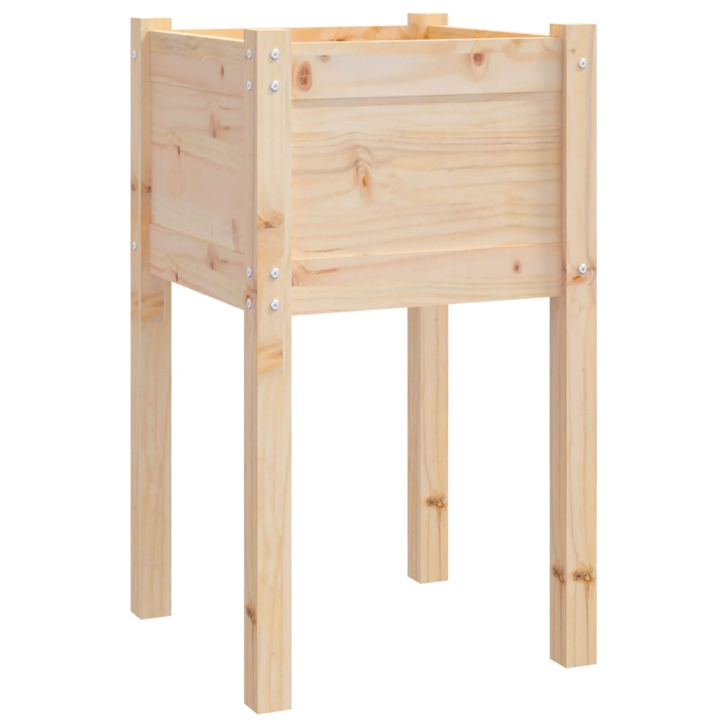 vidaXL Jardiniere de grădină, 2 buc., 40x40x70 cm, lemn masiv de pin vidaXL Jardiniere de grădină, 2 buc., 40x40x70 cm, lemn masiv de pin