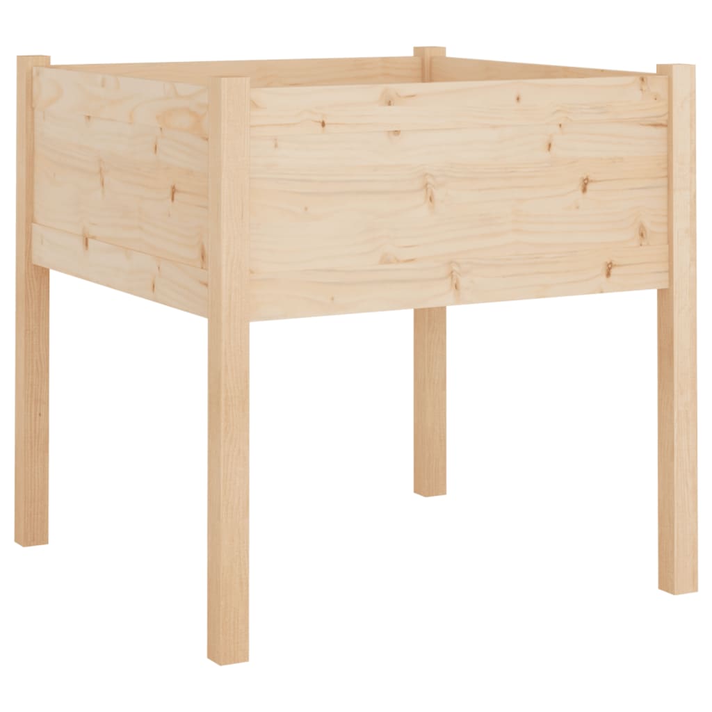 vidaXL Jardiniere de grădină, 2 buc., 70x70x70 cm, lemn masiv de pin vidaXL Jardiniere de grădină, 2 buc., 70x70x70 cm, lemn masiv de pin
