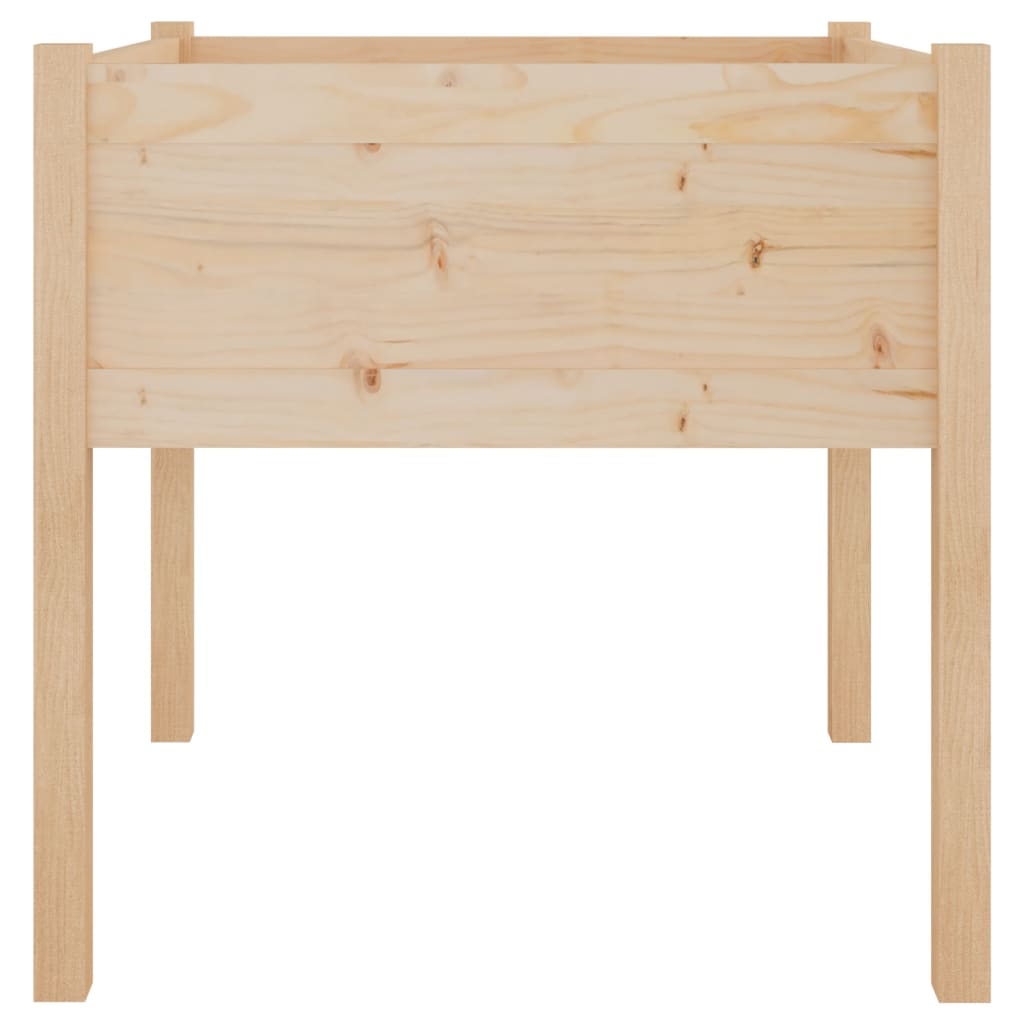 vidaXL Jardiniere de grădină, 2 buc., 70x70x70 cm, lemn masiv de pin vidaXL Jardiniere de grădină, 2 buc., 70x70x70 cm, lemn masiv de pin