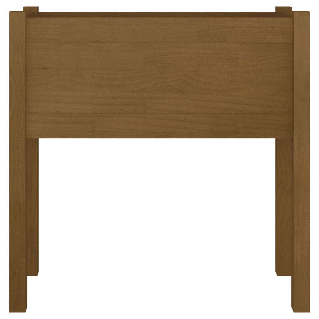 vidaXL Jardinieră de grădină, maro miere, 70x31x70 cm, lemn masiv pin vidaXL Jardinieră de grădină, maro miere, 70x31x70 cm, lemn masiv pin
