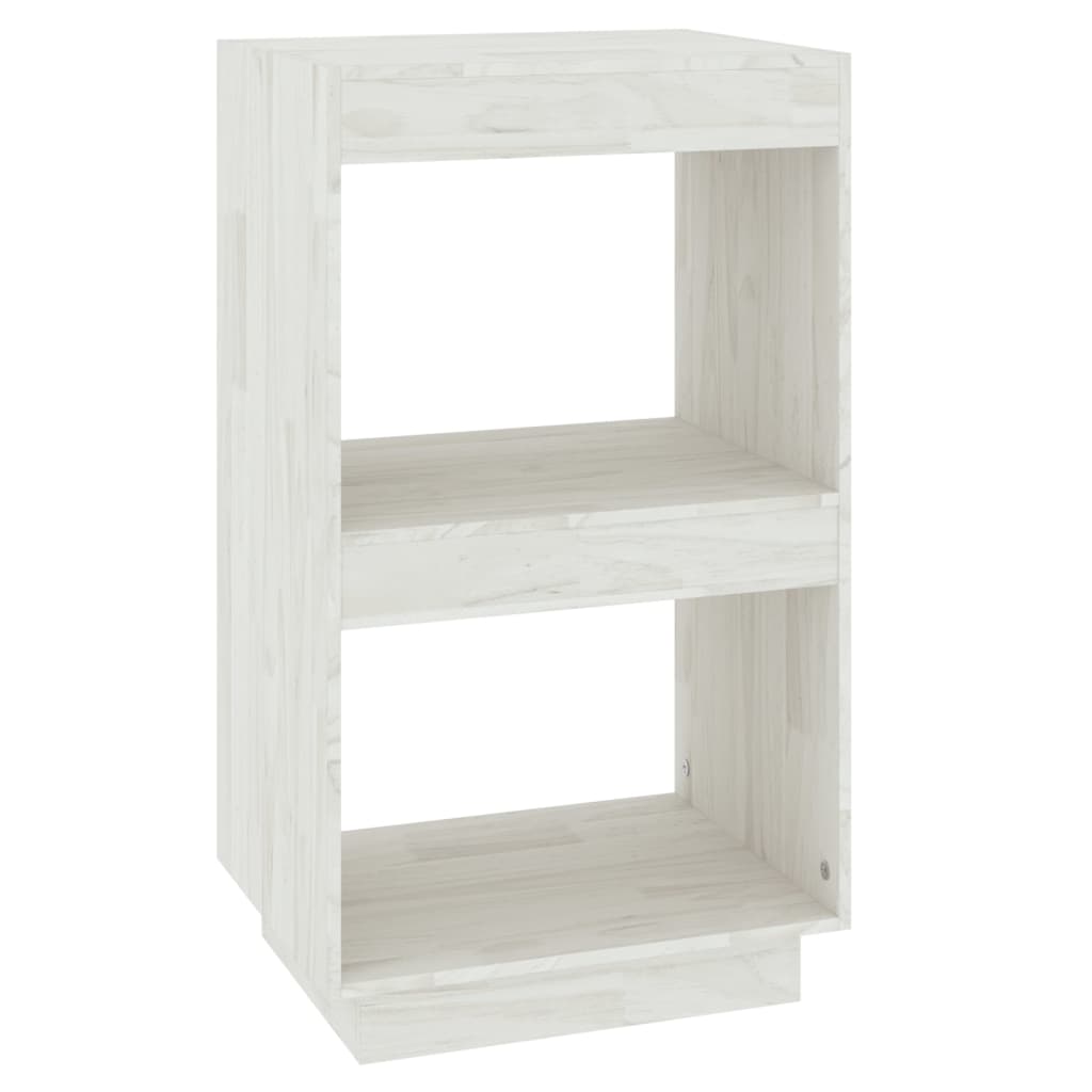 vidaXL Bibliotecă, alb, 40x30x71 cm, lemn masiv de pin vidaXL Bibliotecă, alb, 40x30x71 cm, lemn masiv de pin