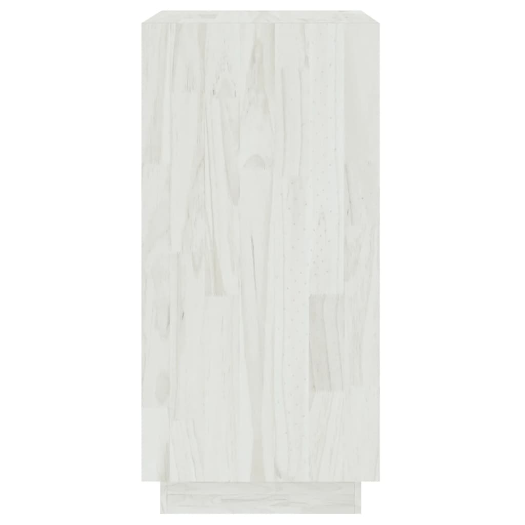vidaXL Bibliotecă, alb, 40x30x71 cm, lemn masiv de pin vidaXL Bibliotecă, alb, 40x30x71 cm, lemn masiv de pin