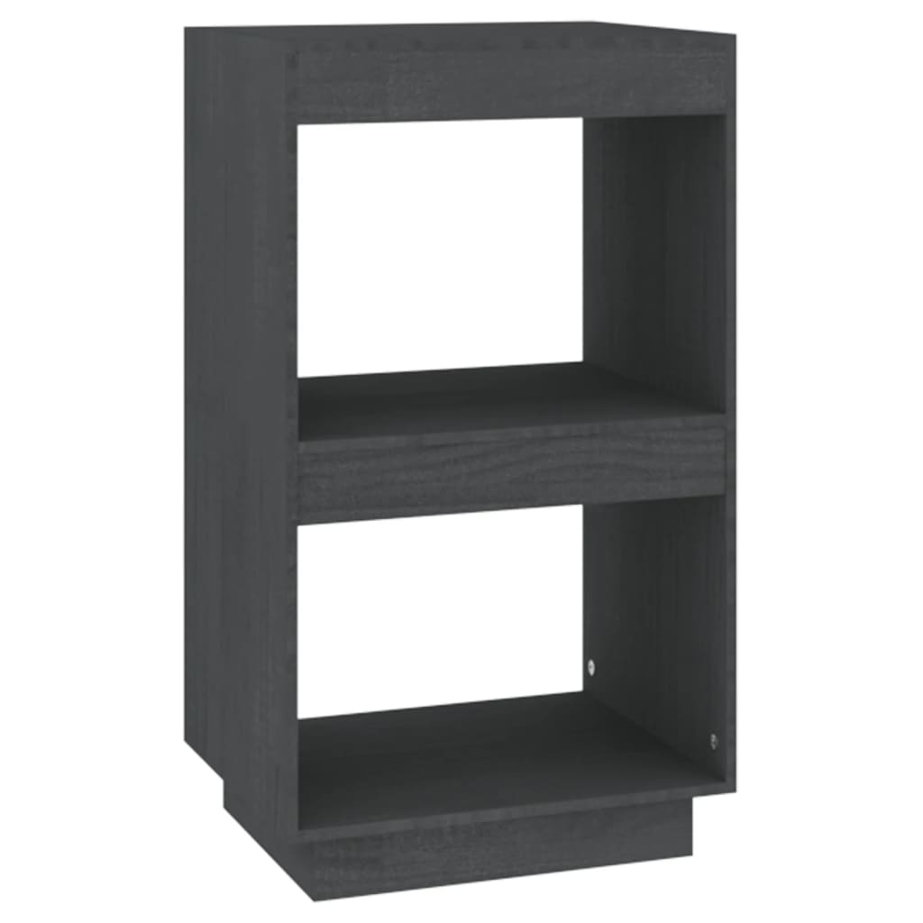 vidaXL Bibliotecă, gri, 40x35x71 cm, lemn masiv de pin vidaXL Bibliotecă, gri, 40x35x71 cm, lemn masiv de pin
