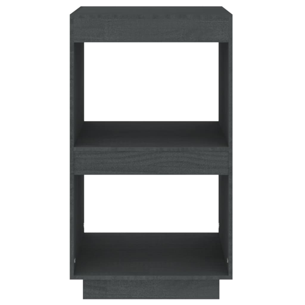 vidaXL Bibliotecă, gri, 40x35x71 cm, lemn masiv de pin vidaXL Bibliotecă, gri, 40x35x71 cm, lemn masiv de pin