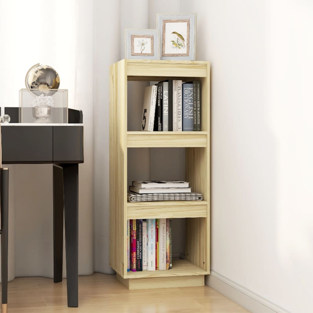 vidaXL Bibliotecă/Separator cameră, 40x35x103 cm, lemn masiv de pin vidaXL Bibliotecă/Separator cameră, 40x35x103 cm, lemn masiv de pin