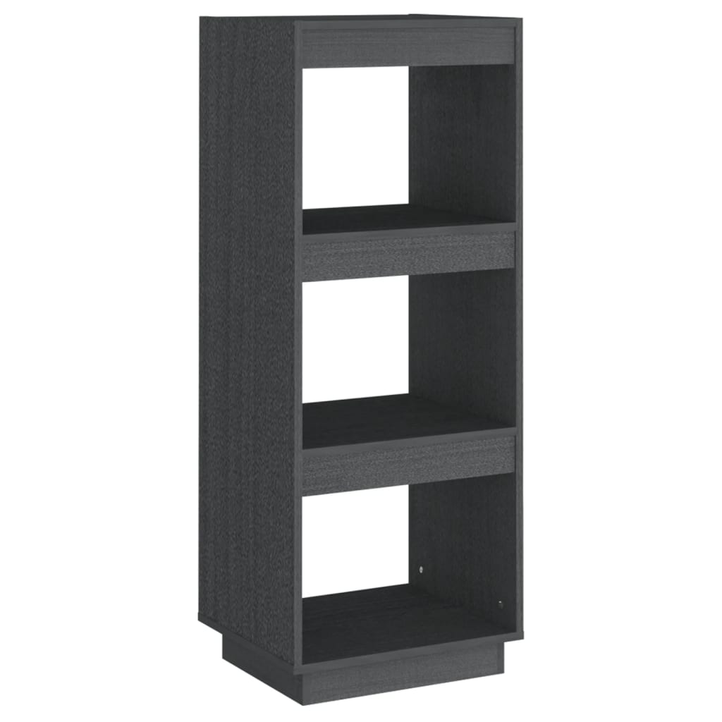 vidaXL Bibliotecă/Separator cameră gri 40x35x103 cm lemn masiv de pin vidaXL Bibliotecă/Separator cameră gri 40x35x103 cm lemn masiv de pin