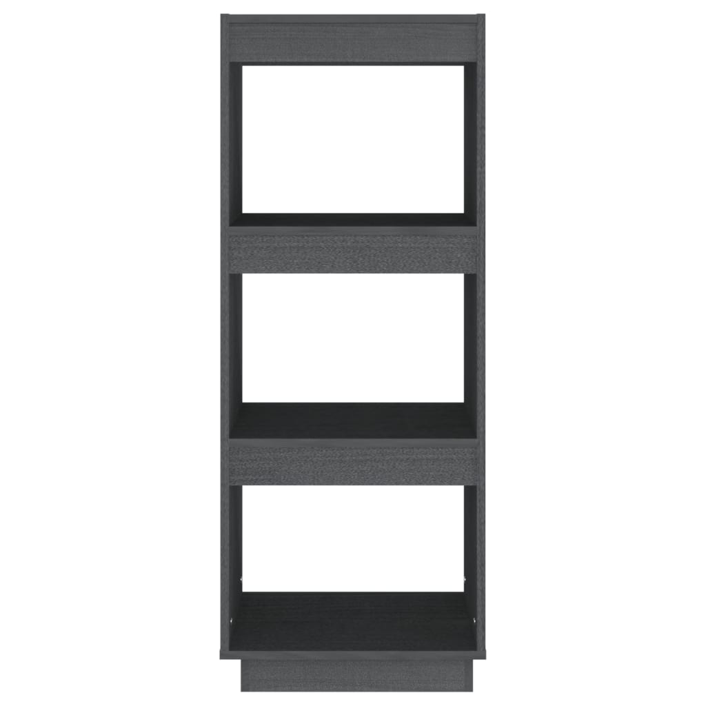 vidaXL Bibliotecă/Separator cameră gri 40x35x103 cm lemn masiv de pin vidaXL Bibliotecă/Separator cameră gri 40x35x103 cm lemn masiv de pin