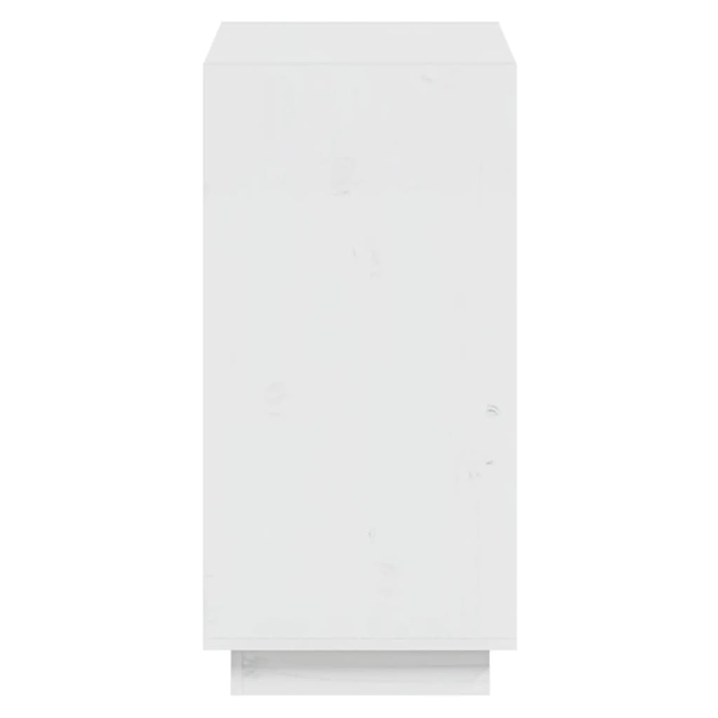 vidaXL Bibliotecă, alb, 60x35x71 cm, lemn masiv de pin vidaXL Bibliotecă, alb, 60x35x71 cm, lemn masiv de pin