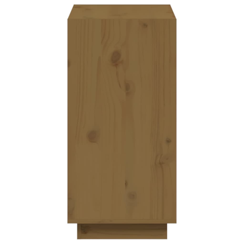 vidaXL Bibliotecă, maro miere, 60x35x71 cm, lemn masiv de pin vidaXL Bibliotecă, maro miere, 60x35x71 cm, lemn masiv de pin