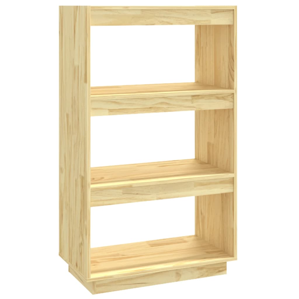 vidaXL Bibliotecă/Separator cameră, 60x35x103 cm, lemn masiv pin vidaXL Bibliotecă/Separator cameră, 60x35x103 cm, lemn masiv pin
