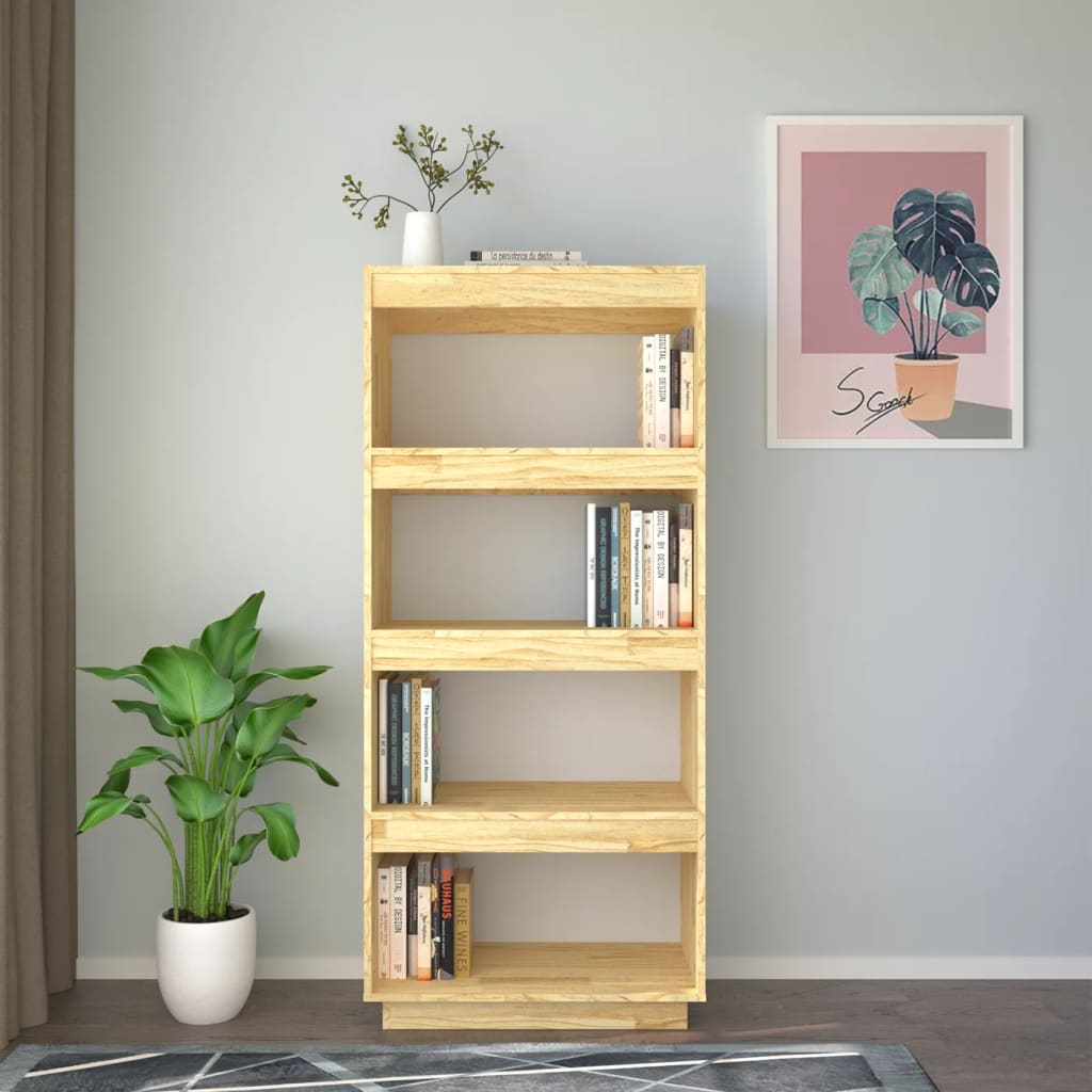 vidaXL Bibliotecă/Separator cameră, 60x35x103 cm, lemn masiv pin