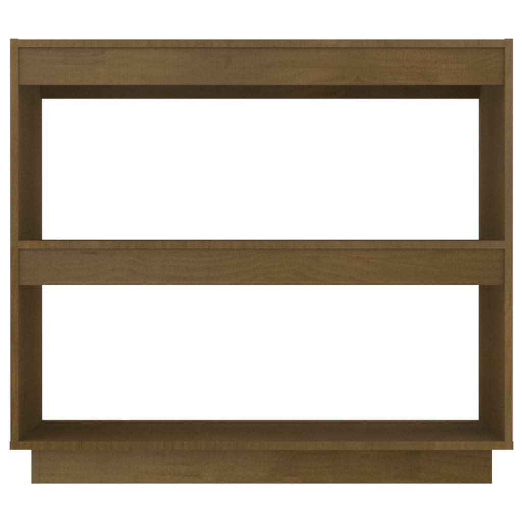 vidaXL Bibliotecă, maro, 80x35x71 cm, lemn masiv de pin vidaXL Bibliotecă, maro, 80x35x71 cm, lemn masiv de pin