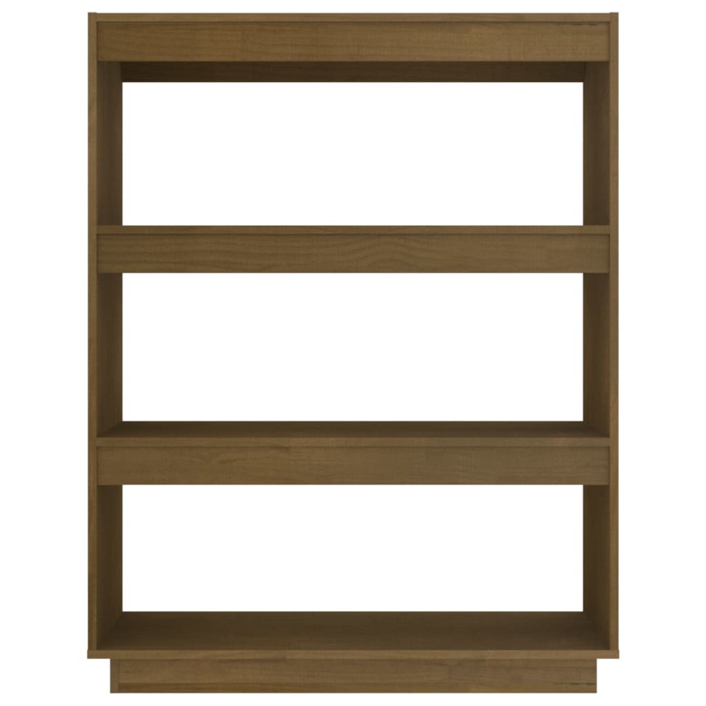vidaXL Bibliotecă/Separator cameră maro miere 80x35x103 cm lemn pin
