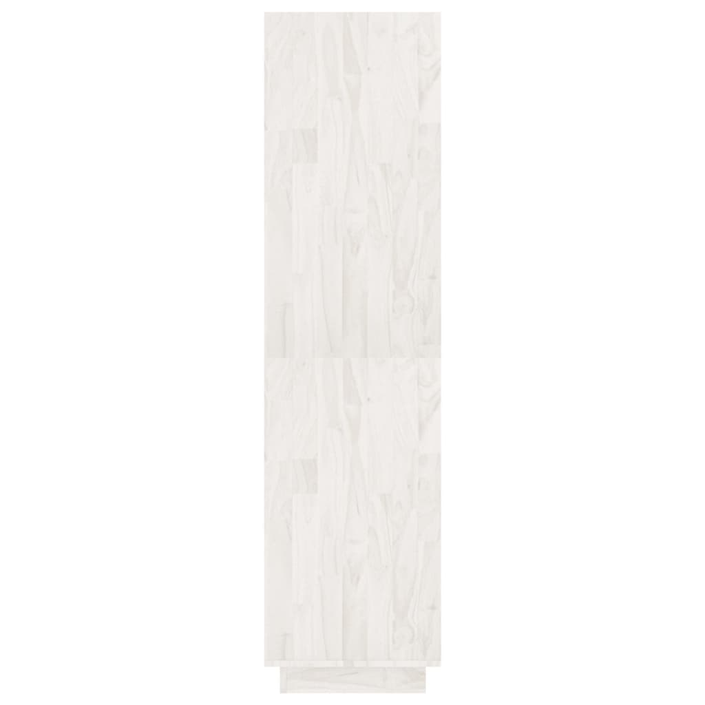 vidaXL Bibliotecă/Separator cameră alb 80x35x135 cm, lemn masiv de pin vidaXL Bibliotecă/Separator cameră alb 80x35x135 cm, lemn masiv de pin
