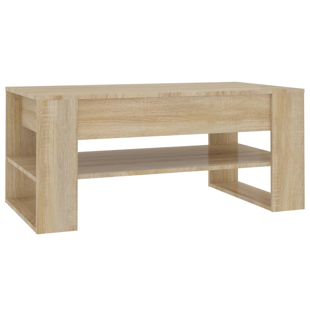 vidaXL Măsuță de cafea, stejar Sonoma, 102x55x45 cm, lemn prelucrat vidaXL Măsuță de cafea, stejar Sonoma, 102x55x45 cm, lemn prelucrat