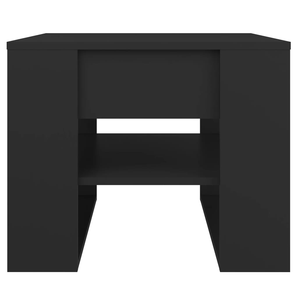 vidaXL Măsuță de cafea, negru, 55,5x55x45 cm, lemn prelucrat vidaXL Măsuță de cafea, negru, 55,5x55x45 cm, lemn prelucrat