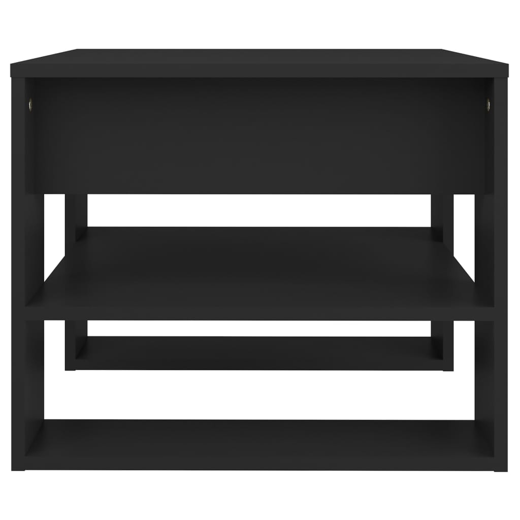 vidaXL Măsuță de cafea, negru, 55,5x55x45 cm, lemn prelucrat vidaXL Măsuță de cafea, negru, 55,5x55x45 cm, lemn prelucrat