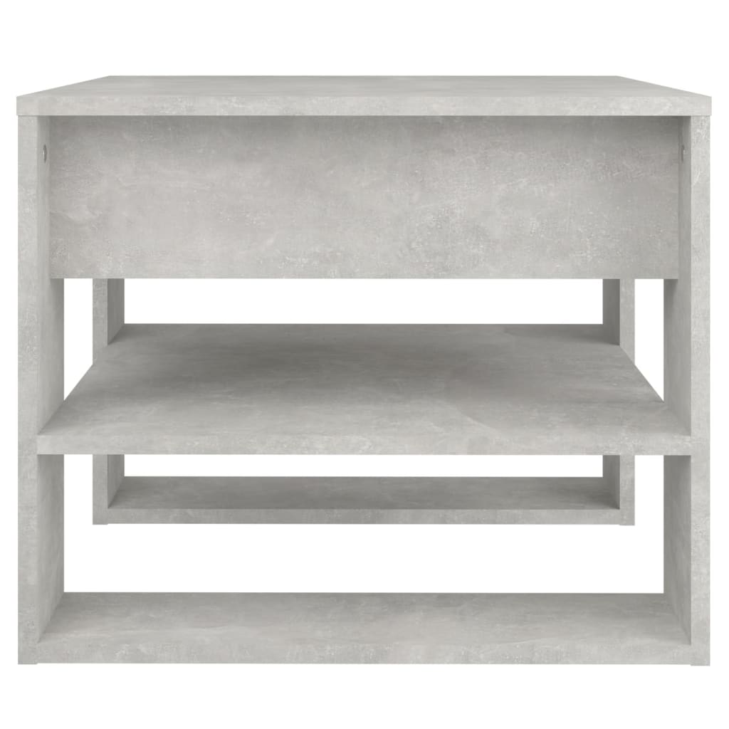 vidaXL Măsuță de cafea, gri beton, 55,5x55x45 cm, lemn prelucrat vidaXL Măsuță de cafea, gri beton, 55,5x55x45 cm, lemn prelucrat