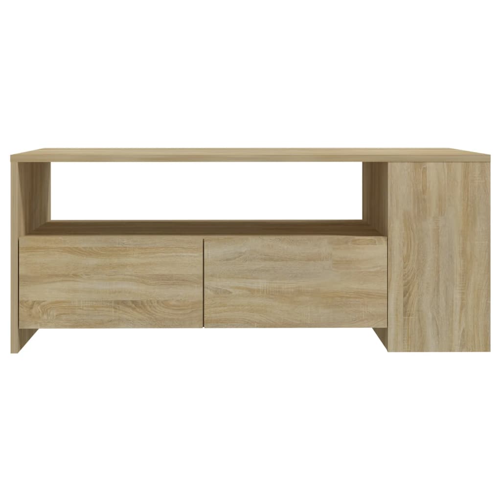 vidaXL Măsuță de cafea, stejar sonoma, 102x55x42 cm, lemn prelucrat vidaXL Măsuță de cafea, stejar sonoma, 102x55x42 cm, lemn prelucrat