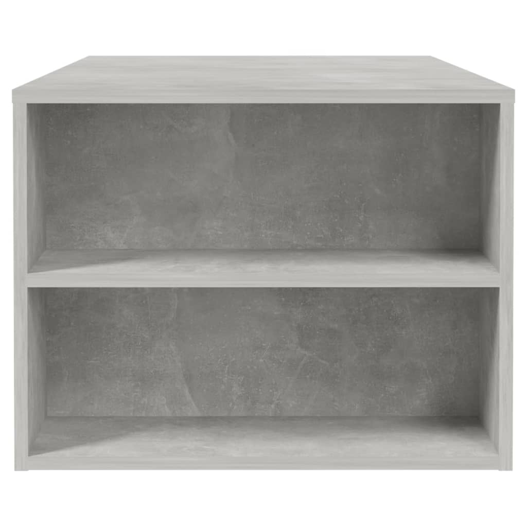vidaXL Măsuță de cafea, gri beton, 102x55x42 cm, lemn prelucrat