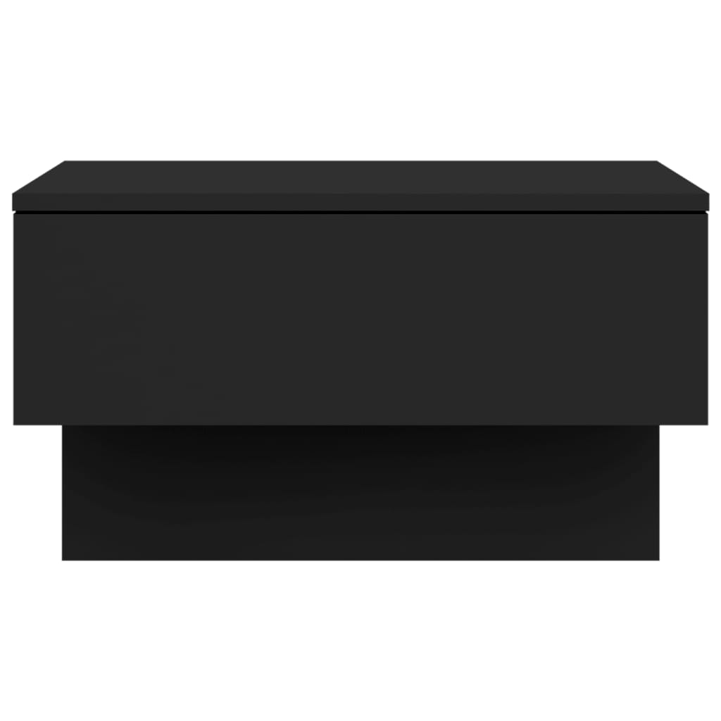vidaXL Noptieră de perete, negru vidaXL Noptieră de perete, negru