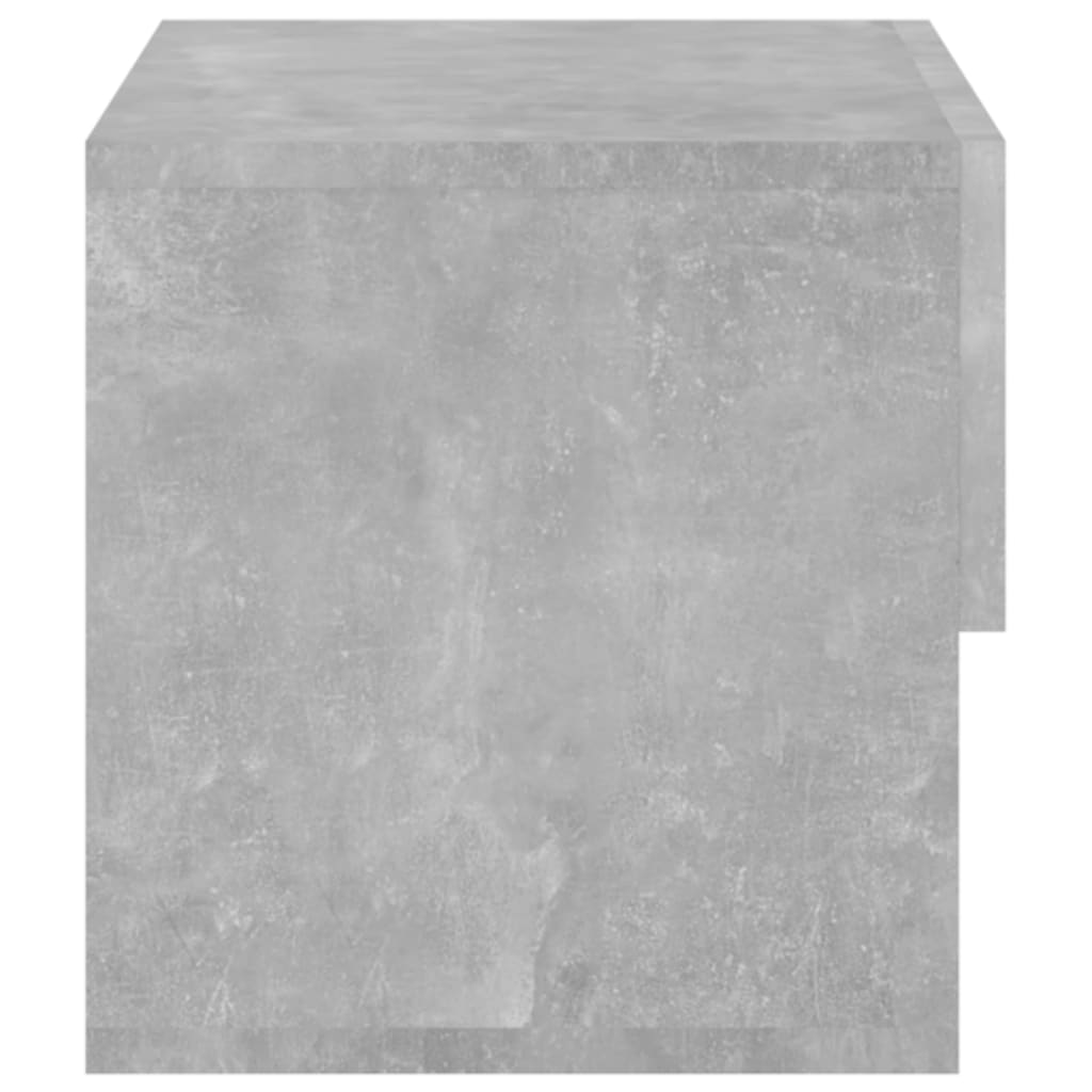 vidaXL Noptieră de perete, gri beton vidaXL Noptieră de perete, gri beton