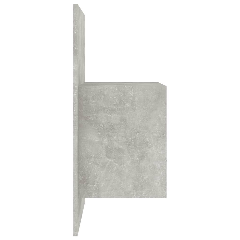 vidaXL Noptieră de perete, gri beton vidaXL Noptieră de perete, gri beton