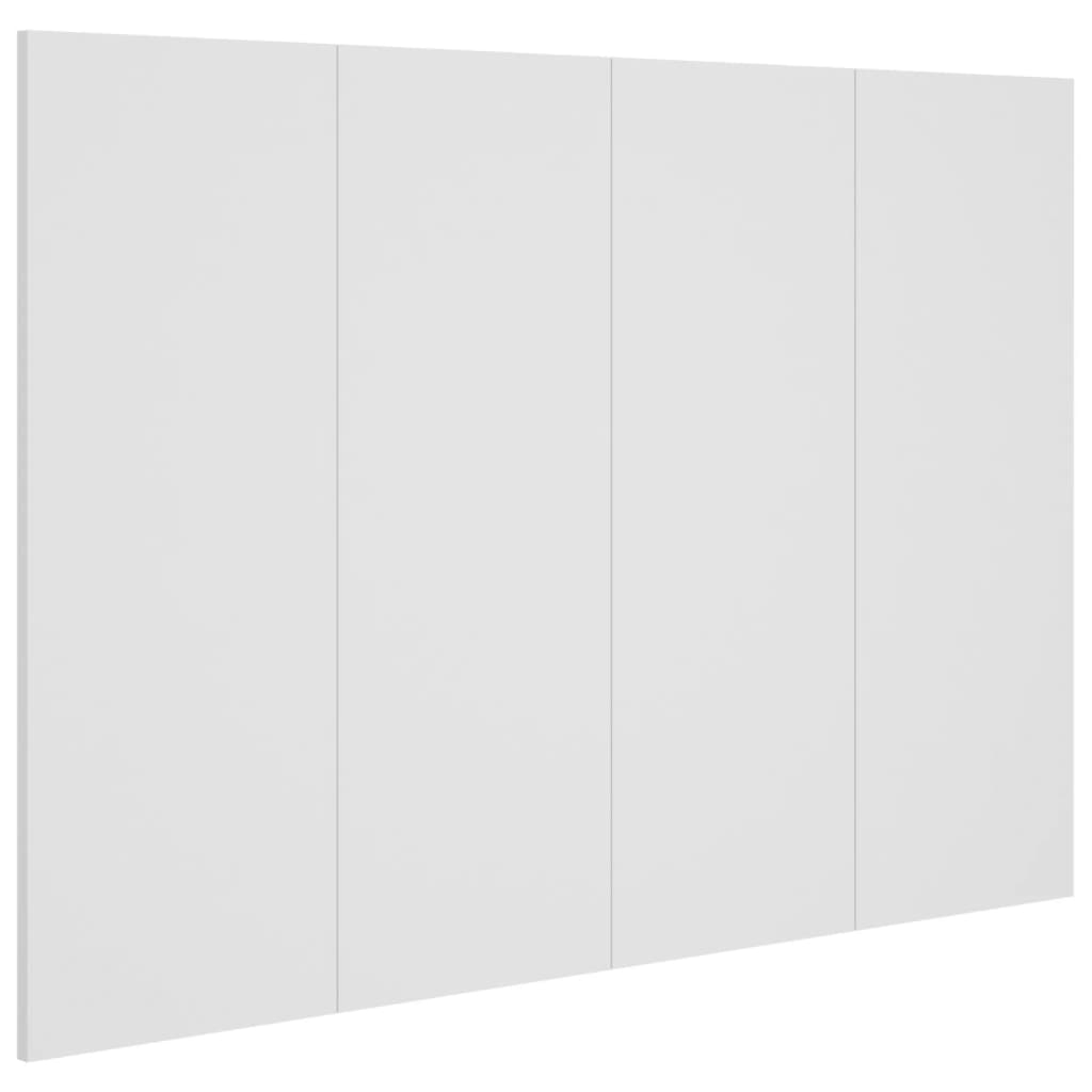 vidaXL Tăblie de pat, alb, 120x1,5x80 cm, lemn prelucrat